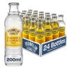 Franklin & Sons Pineapple & Almond Soda | 24 x 200ml Bottle Case | Premium Mixer | Flavoured Soda | Fizzier for longer | Perfect for Tequila, Dark Rum and enjoyed over Ice view 1