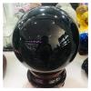 Kigauru Natural crystal rough 4cm-20cm +Stand Natural Black Obsidian Sphere Large Crystal Ball Healing Stone+pedestal (Color : 20cm) view 3