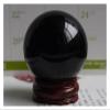 Kigauru Natural crystal rough 4cm-20cm +Stand Natural Black Obsidian Sphere Large Crystal Ball Healing Stone+pedestal (Color : 20cm) view 4