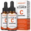 Liquid Liposomal Vitamin C 2000mg Supplement(2 Bottles), High dose Ascorbic Acid, Antioxidants, Maximum Absorption, Highly Bioavailable, Soy-Free, Vegan Non-GMO view 1