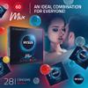 My.Size Mix Condoms Size 5, 60 mm, XL, Bulk Pack, Contains 28 Pieces view 2
