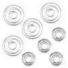 8 Pcs 304 Stainless Steel Shaker Balls 2 Sizes Milkshake Protein Balls Replacement Shaker Bottle Balls for Drinking Bottle Cup view 1