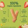 Organix Strawberry Weaning Wands, Organic Baby Snack, 6+ Months, Vegan, 25 g (Pack of 5) view 3