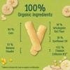 Organix Banana Weaning Wands, Organic Baby Snack, 6+ Months 25g (Pack of 5) view 3