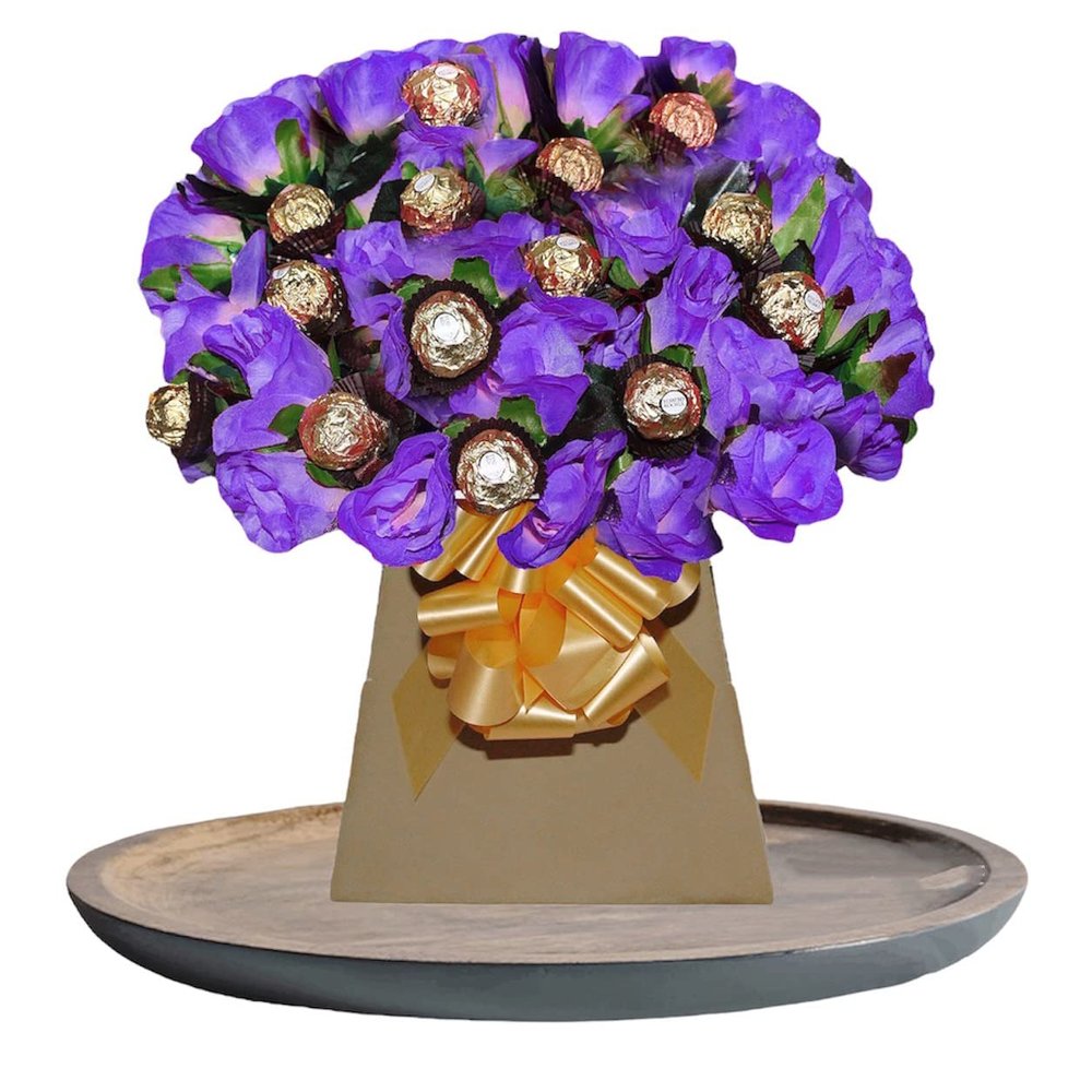 Chocolate Gift Box Hampe Ferrero Rocher Lindor Bouquet Birthday cPresent Cadbury Sweets Candy Galore (Small)