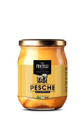 Peaches in Syrup 500 gr. - Tre fratelli
