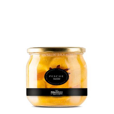 Star Anise Flavoured Peaches 500 gr. - Tre fratelli