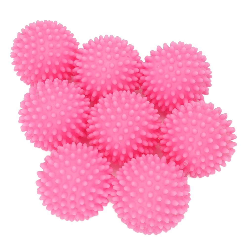 8Pcs Reusable Laundry Washing Ball PVC Laundry Scrubbing Balls Washer Balls Washing Machine Dryer Cleaning Soften Clothes Wash Ball(Type B)