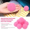 8Pcs Reusable Laundry Washing Ball PVC Laundry Scrubbing Balls Washer Balls Washing Machine Dryer Cleaning Soften Clothes Wash Ball(Type B) view 2