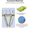 Full Body Breathable Patient Lift Sling, Standing Walking Aids Strap Belt Walking Trainers Exercise Sling, Aid Rehabilitation Training Equipment, Soft (Green) view 4