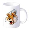 Tipolitografia Ghisleri Pair of Baby Animal Tiger Washing Cartoon Cups 230ml No. 233 for Dishwasher or Microwave view 1
