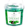 Whitakers Chocolates Dark Chocolate Creams - Green Foiled Fondant Cremes Plastic Tub (Peppermint, 1kg) view 1