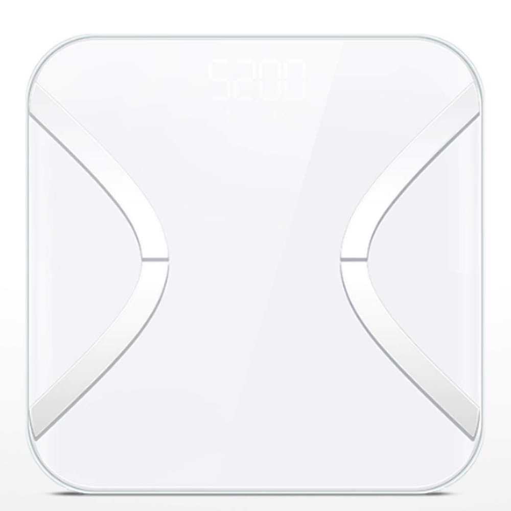 YYDS Weighing Scale Bathroom Scales Body Fat Scales Auto Recognition Body Composition Monitor Bathroom Scales Scale (Color : White)