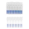 40pcs Tooth Floss Picks Interdental Brushes Flosser Sticks with Storage Case for Brush Tool Toothpick Tooth Cleaner Interdental Floss Sticks Toothpick Cleaning Tool Daily Cleaning Teeth (Blue) view 1