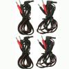 QUEAMBLER Tens Electrode Connection Cable DC 2.35 Male 2.0 mm with Female Connection (Pack of 4) view 1
