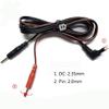 QUEAMBLER Tens Electrode Connection Cable DC 2.35 Male 2.0 mm with Female Connection (Pack of 4) view 2