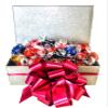Chocolate Gift Box Hamper Lind Lindor Caramel Milk Dark Orange Mint Hazlenut Fudge White Hamper Bouquet Birthday Personalised (Medium) view 1