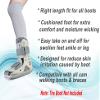 LORVVDE 2 Pairs Walking Boot Socks for Orthopedic Walker Brace, Replacement Sock Liner Knee High Tube Sox Under Air Cam Walkers and Fracture Boots, Air Cast Surgical Leg Cover view 2