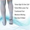 LORVVDE 2 Pairs Walking Boot Socks for Orthopedic Walker Brace, Replacement Sock Liner Knee High Tube Sox Under Air Cam Walkers and Fracture Boots, Air Cast Surgical Leg Cover view 4