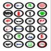 24 edible PRE CUT framed cycling cyclist kids childrens party decorations Wafer Paper Cupcake Topper Cake view 1