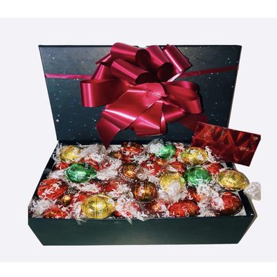 Chocolate Gift Box Hamper Ferrer Rocher Lindor Birthday Present Bouquet Lindor Hamper Birthday Basket (Small)