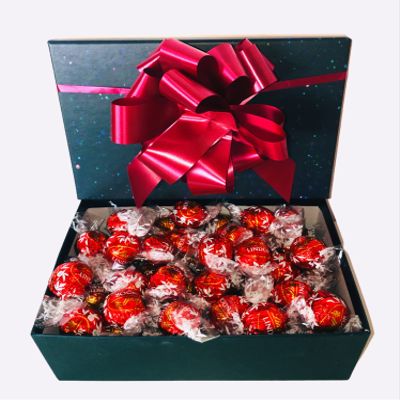Chocolate Gift Box Hamper Ferrer Rocher Lind lindor Birthday Present Bouquet Lindor Hamper Birthday wedding (Medium)