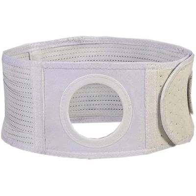 HSRG Stoma Support Ostomy Hernia Belt, Fast Relief for Epigastric, Navel and Ventral Hernias, for Post-Operative Care, for Colostomy Bag Abdominal Binder with Stoma Opening