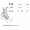 3Pairs Plantar Fasciitis Socks,Ankle Arch Support Socks,Soothesocks for Neuropathy,Unisex Ankle Brace Support Compression Foot Sleeves for Men, Women (White,S/M) view 3