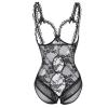 Sexy Lingerie Outfits 124 Sexy Sexy Lingerie Plus Size Bodysuit Plus Size Fat Mm Europe and America Black XXL view 2
