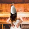Vaporarium Hat Natural Felt Swimming Hat Sauna Hat for Men Women Wool Sauna Hat Sauna Hat Russian Sauna Hat Bathing Accessories for Sauna Room Sauna Club Steam Bath view 2