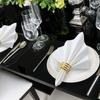 LEKOCH 100 PCS White Luxury Large Disposable Paper Napkins, Linen Feel Wedding Napkins, 40 * 40 Christmas Napkins, White -100 pcs view 2