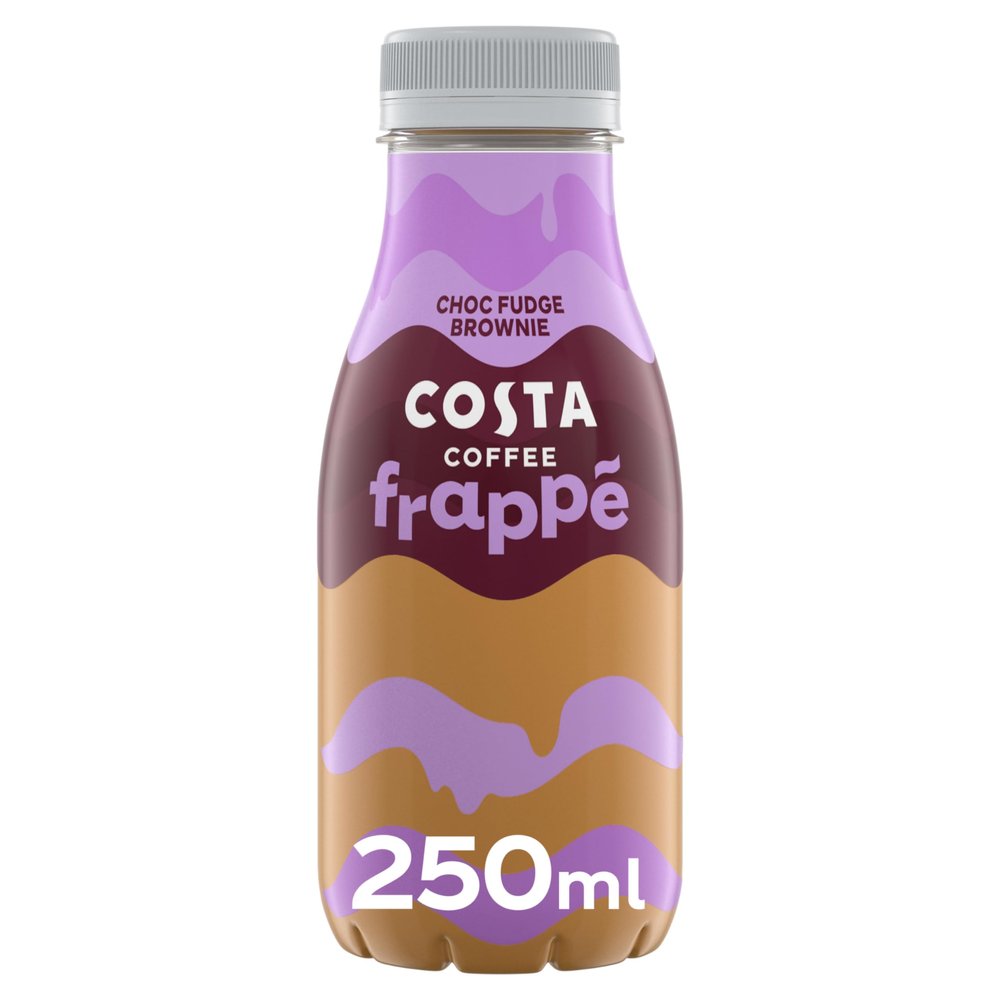 Costa Coffee Frappe Chocolate Fudge Brownie - 12 Pack 250ml