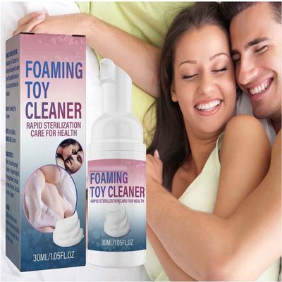 All Natural Formula Foaming Adult Toy Cleaner, 30ml (2pcs)