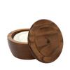 MHLE Shaving Soap Set - wooden bowl, sea buckthorn shaving soap, all skin types - fruity & fresh - 65g view 2