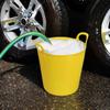 26L Flexi Tub Plastic Bucket Water Storage Versatile and Robust Multipurpose Flexible Container Feeder Bucket, Tub Trugs- MADE IN UK- (Set of 3, Yellow) view 2