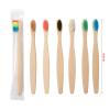 10/20/40PCS Children's Colorful Toothbrush Bamboo Tooth Brush Set Soft Bristle Charcoal Bamboo Toothbrushes Oral Care (40PCS) view 3