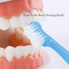4 Pcs Denture Cleaning Brush with Multi-Layered Bristles and Ergonomic Rubber Handle Portable Denture Brush Double Sided Brush for False Teeth Cleaning(4c) view 3