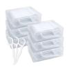 Travel Dental Floss Case, Modixun 6Pack 300pcs High Toughness Dental Floss Picks, Unflavored Dental Flossers, Dental Picks, Floss Picks, Toothpicks Sticks, Tooth Flossers, 300pcs view 1