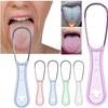 GouDan 10PCS for Adults and Children Tongue Scraper, Reduce Bad Breath, Reusable Anti-halitosis Care products (Color : Blue, Size : 10Pcs) view 2