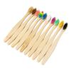 10/20/40PCS Kids Colorful Bamboo Toothbrush Set Soft Bristle Charcoal Teeth Whitening Bamboo Toothbrushes Soft Oral Care (20) view 1