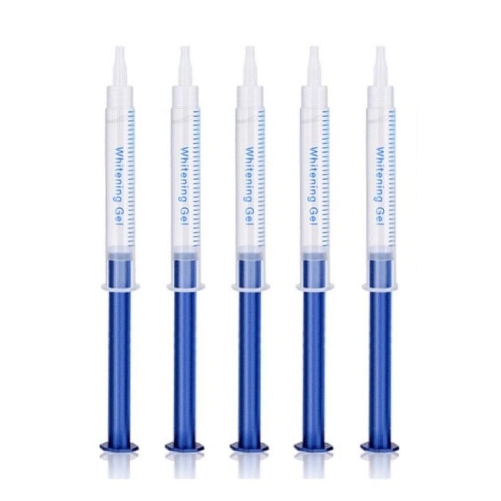 BODYA 5PCS Advanced 3ml Teeth Whitening Gel Refills Strong Tooth Polish Bleaching Dental Care Professional Clean Stains Teeth Whitening Pen for Sensitive Teeth
