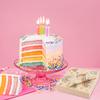 40 Pack Boho Rainbow Party Decorations Bohemian Rainbow Napkins, 13 x 13 Inches Rainbow Party Napkins for Birthday Party Supplies Boho Rainbow Paper Napkins Table Decorations (Boho Rainbow) view 2