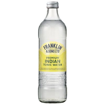 Franklin & Sons Premium Indian Tonic Water | 8 x 500ml Bottle Case | Refreshing | Lake District Water | Traditional Flavour | Premium Mixer | Perfect Gin & Tonic