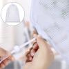 10 Pieces Mesh Bags Drawstring Laundry Bags Nylon Mesh Bags Dishwasher Bag with Sliding Drawstring for Home Kitchen Supplies (12 x 16 Inch, White,) view 3