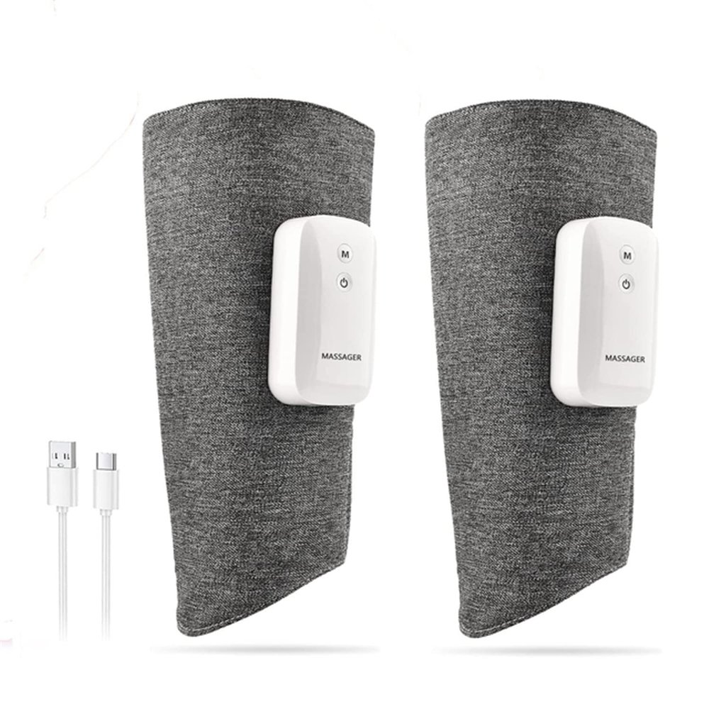 Leg Massager with Heat, Foot and Calf Massager, Portable with 3 Modes 2 Intensities for Home Use, Gifts for Family and Friends for Pain Relief,2 Pack