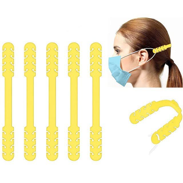 5PC Face Buckle Holder Adjustable Anti-Slip Ear Grips Extension Ear Protector for Accessories Support Masque