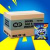 Box of 16 - KP Discos Salt & Vinegar 70g Bags 1.25 PMP view 1