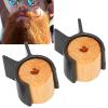 1 Pair Mustache Curler, Mustache Styling Template, Handlebar Mustache Training Wheels, Beard Shaper Tool Portable Mustache Styling Template Shaping Tool view 1