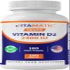 Vitamatic Vitamin D2 60 mcg (2400 IU) Ergocalciferol 180 Tablets view 1
