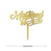 Grad Cake Topper Mastered It For Congrats Graduation Decorations Cake Topper Grad Hat Grad Gifts For Him/Her Wood Glitter Gold view 2